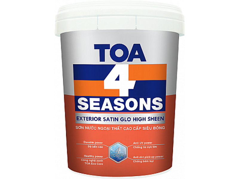 TOA 4 Seasons Exterior Satin Glo High Sheen